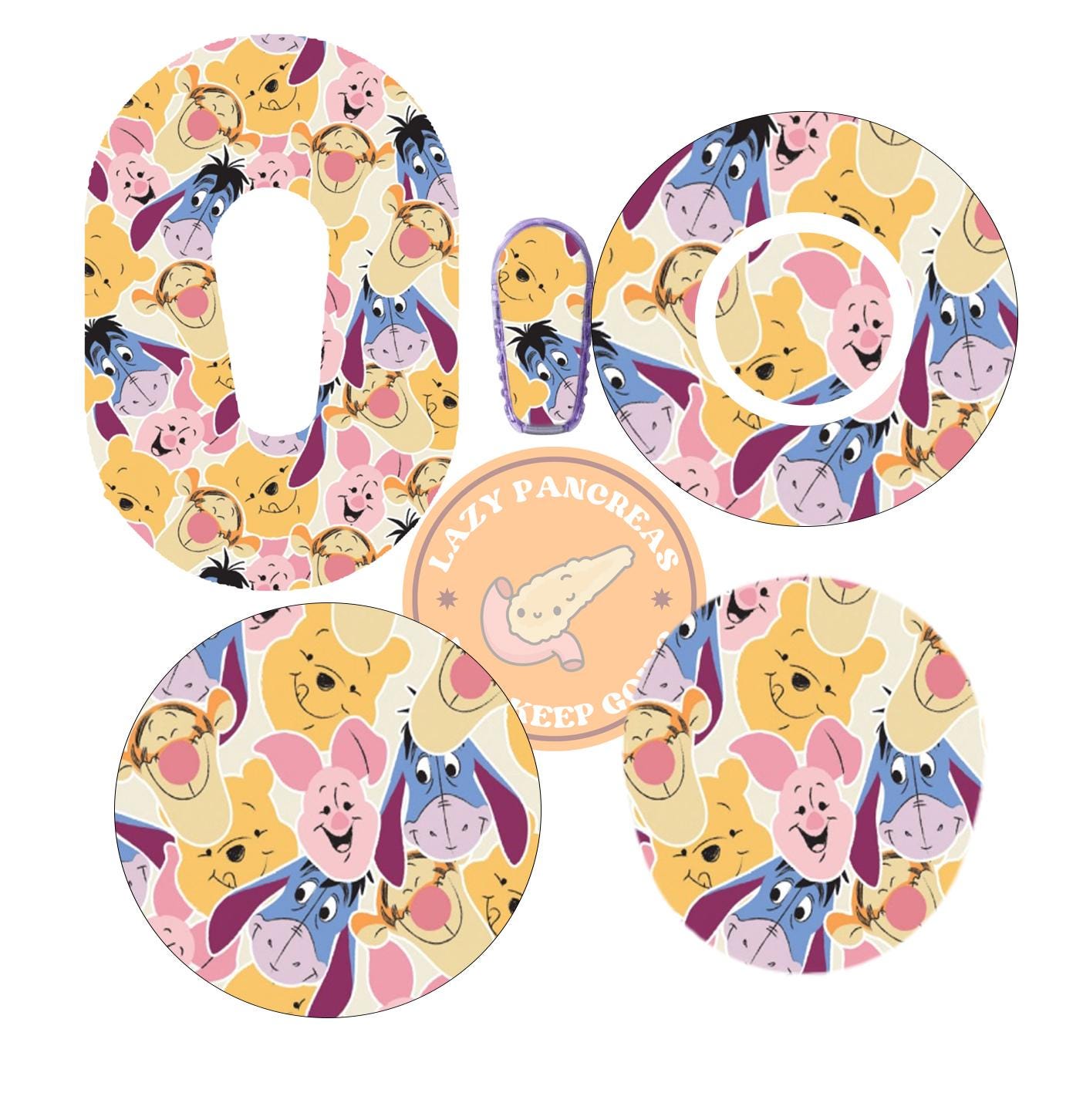 Patch for Dexcom G6, G7 & Freestyle Libre CGMs, Waterproof Diabetes Stickers