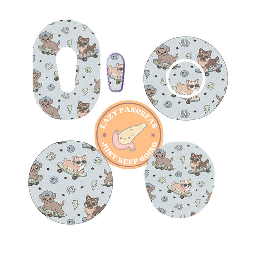 Skateboard Puppy Patch