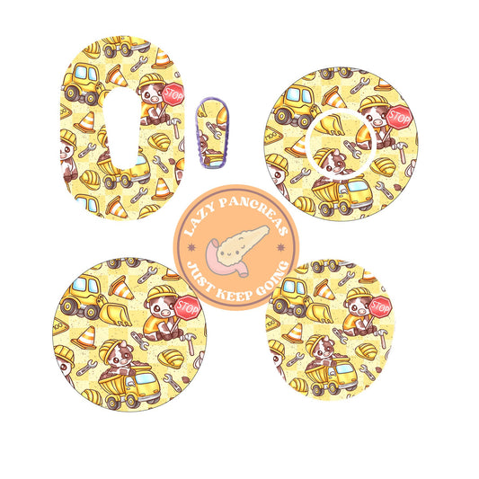 Construction Puppies Patch