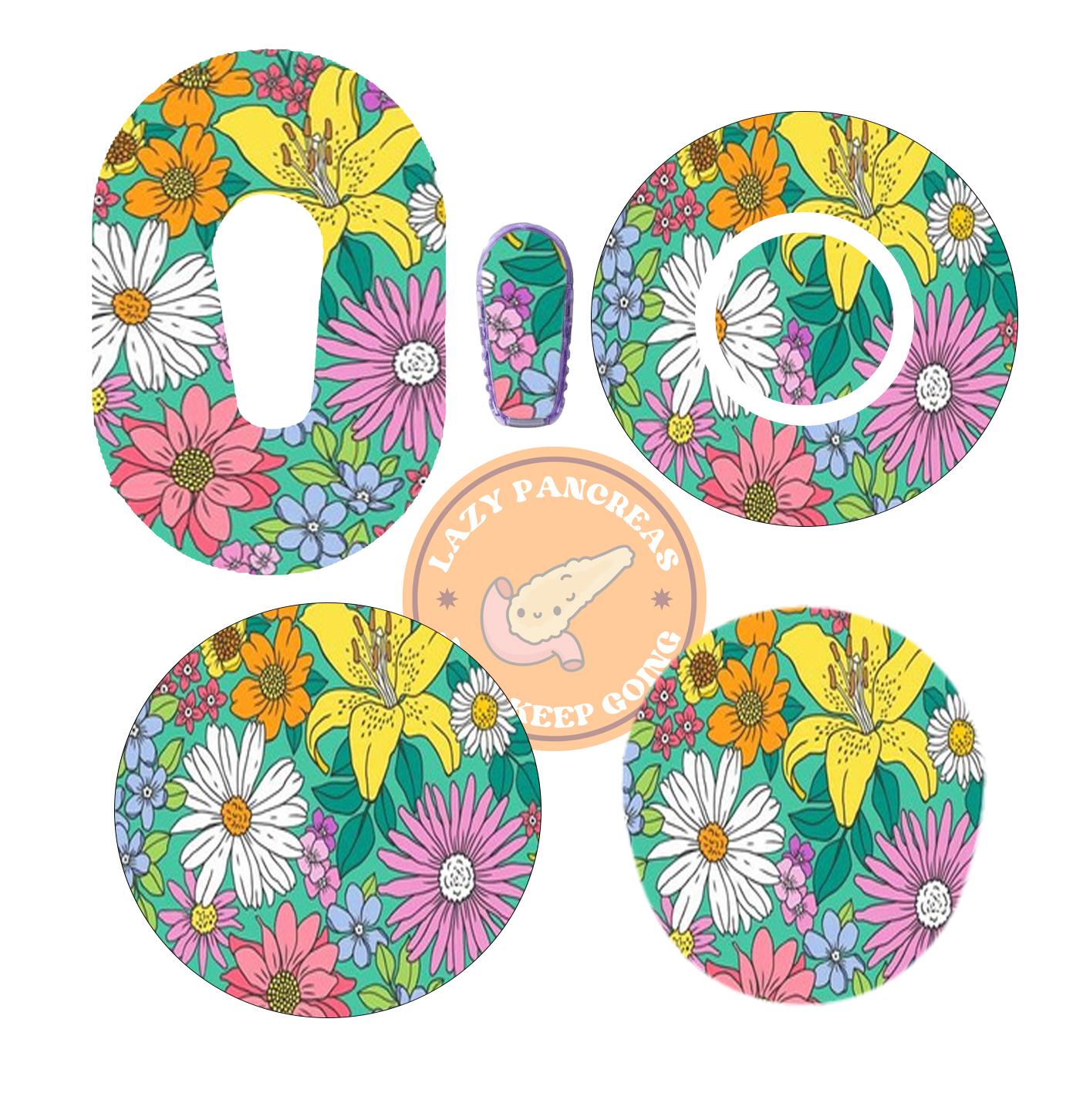 Green Floral Patch