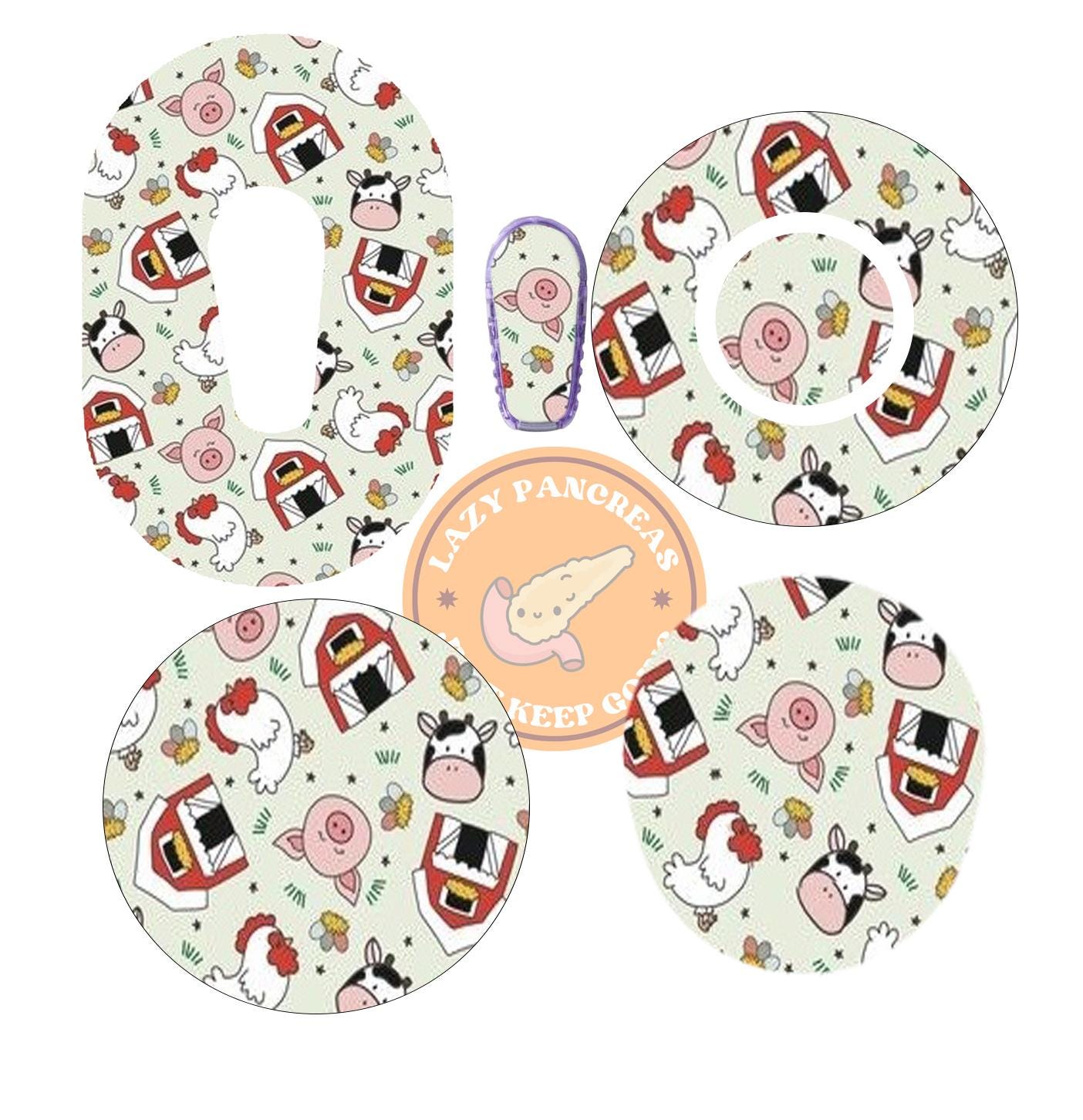 Patch for Dexcom G6, G7 & Freestyle Libre CGMs, Waterproof Diabetes Stickers