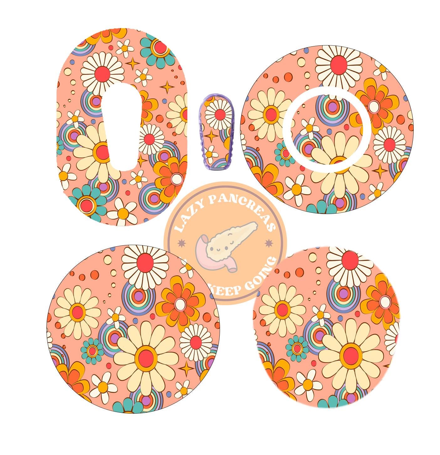 Patch for Dexcom G6, G7 & Freestyle Libre CGMs, Waterproof Diabetes Stickers