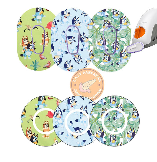 3 pk Patch for Dexcom G6 & Freestyle Libre CGMs, Waterproof Diabetes Stickers