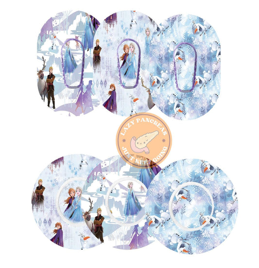 3 pk Patch for Dexcom G6 & Freestyle Libre CGMs, Waterproof Diabetes Stickers