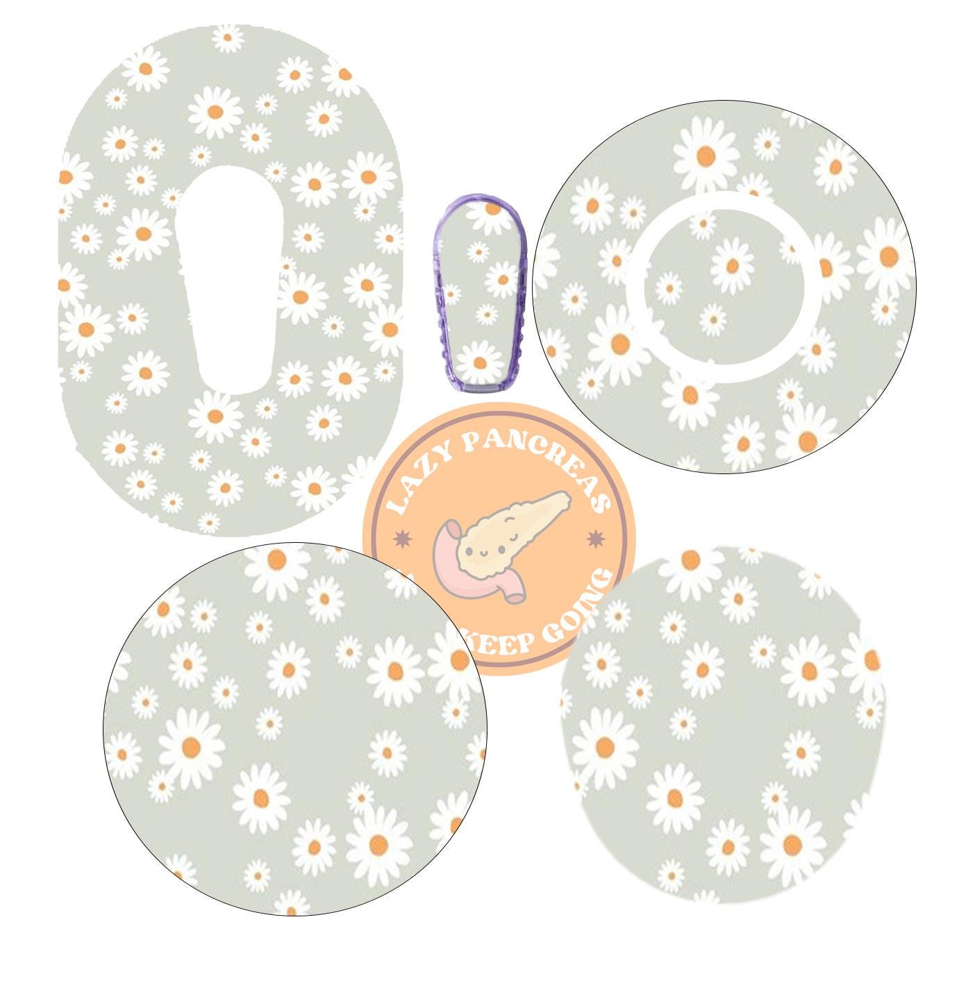 Patch for Dexcom G6, G7 & Freestyle Libre CGMs, Waterproof Diabetes Stickers