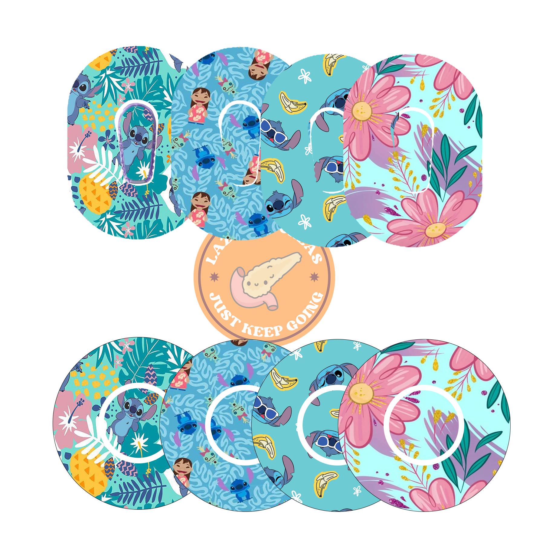 4 Pack Patch for Dexcom G6 & Freestyle Libre CGMs, Waterproof Diabetes Stickers