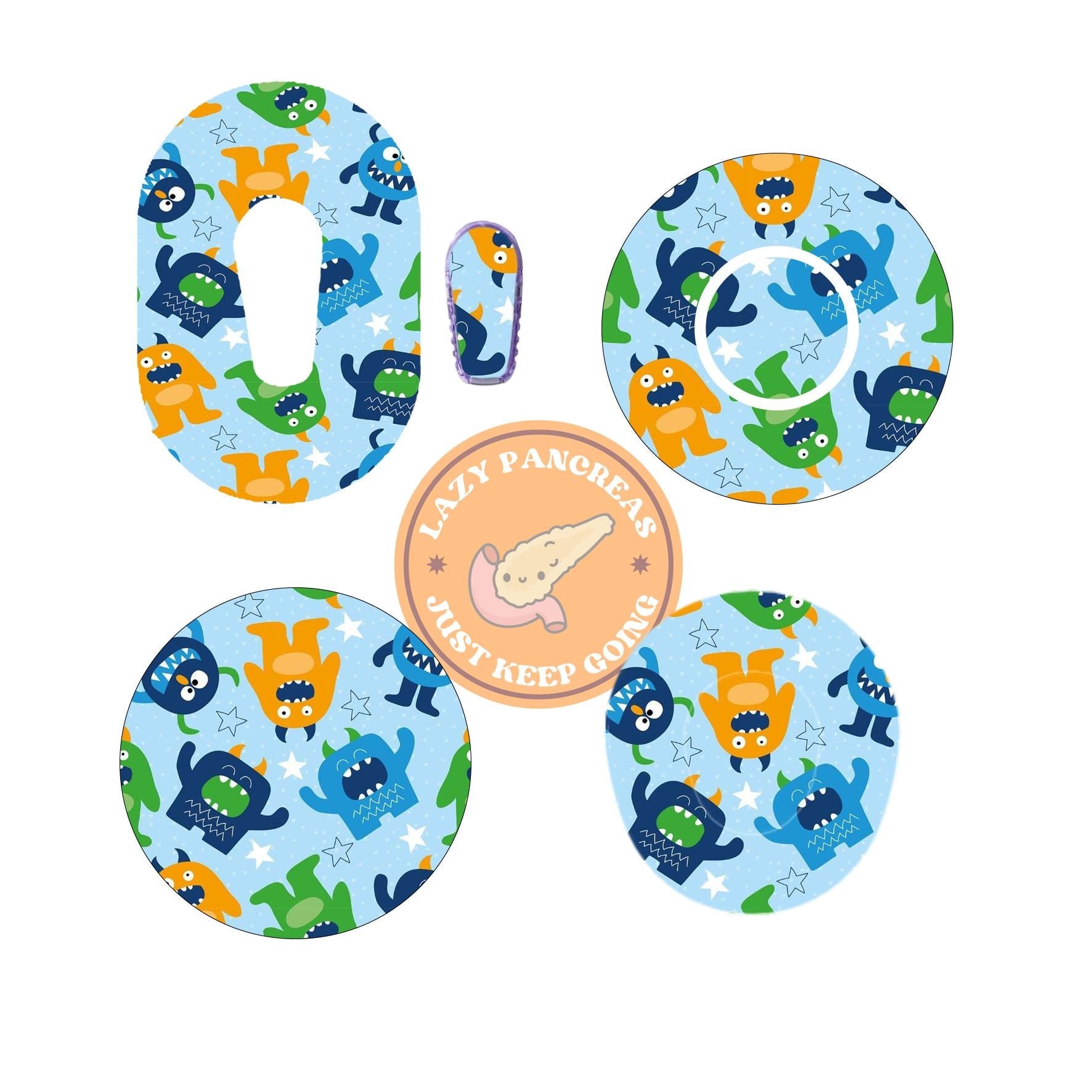 Patch for Dexcom G6, G7 & Freestyle Libre CGMs, Waterproof Diabetes Stickers