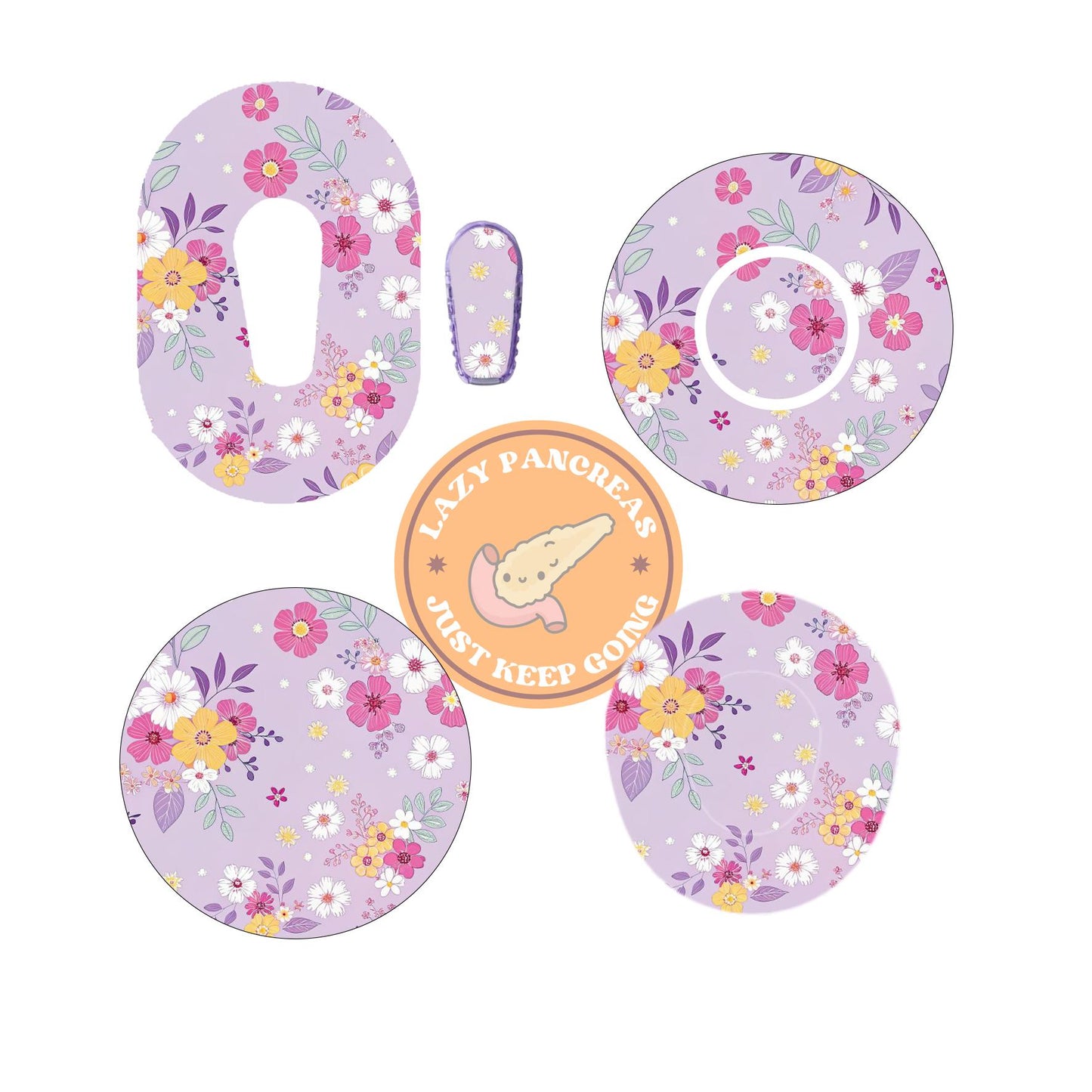 Pink Floral Patch