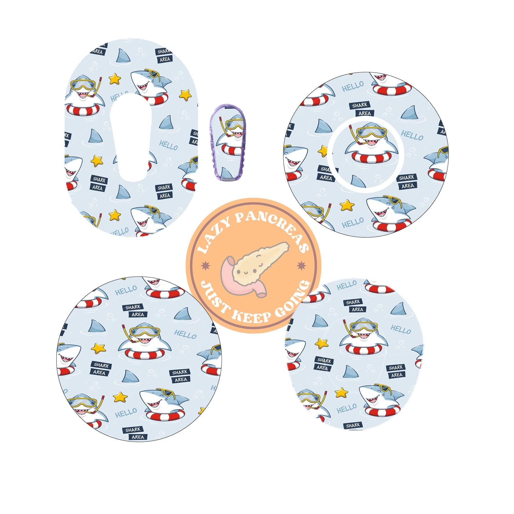Patch for Dexcom G6, G7 & Freestyle Libre CGMs, Waterproof Diabetes Stickers