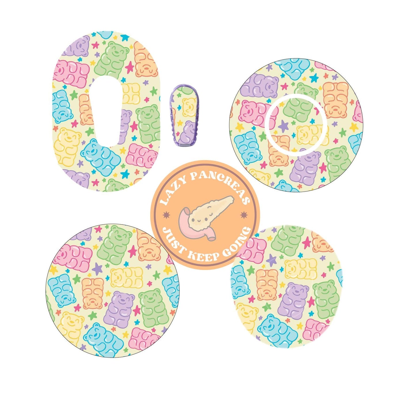 Patch for Dexcom G6, G7 & Freestyle Libre CGMs, Waterproof Diabetes Stickers