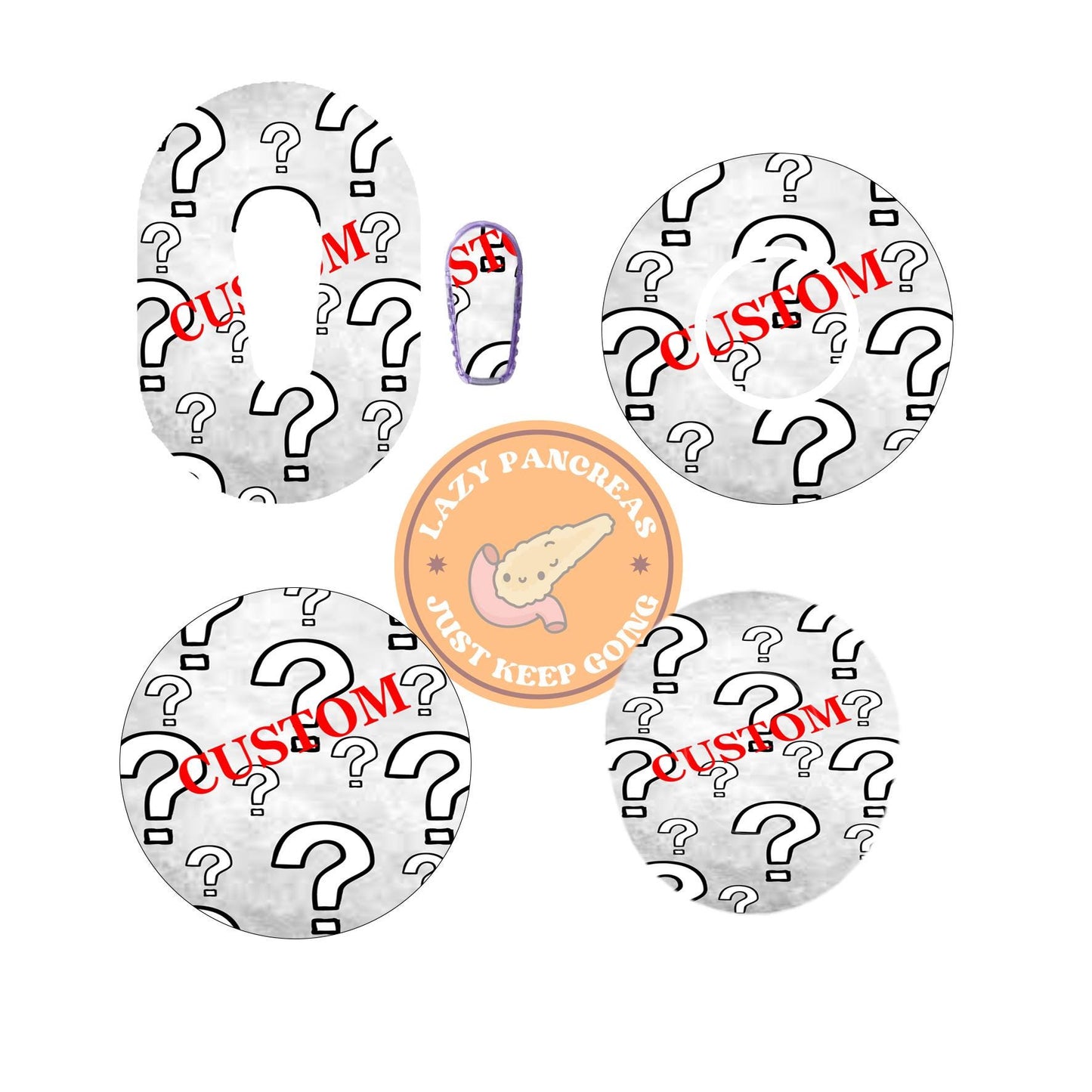 Custom patch Dexcom G6 Adhesive Sticker/ Medical Tape/ Tubie Tape/ Diabetes Patch modern diabetic