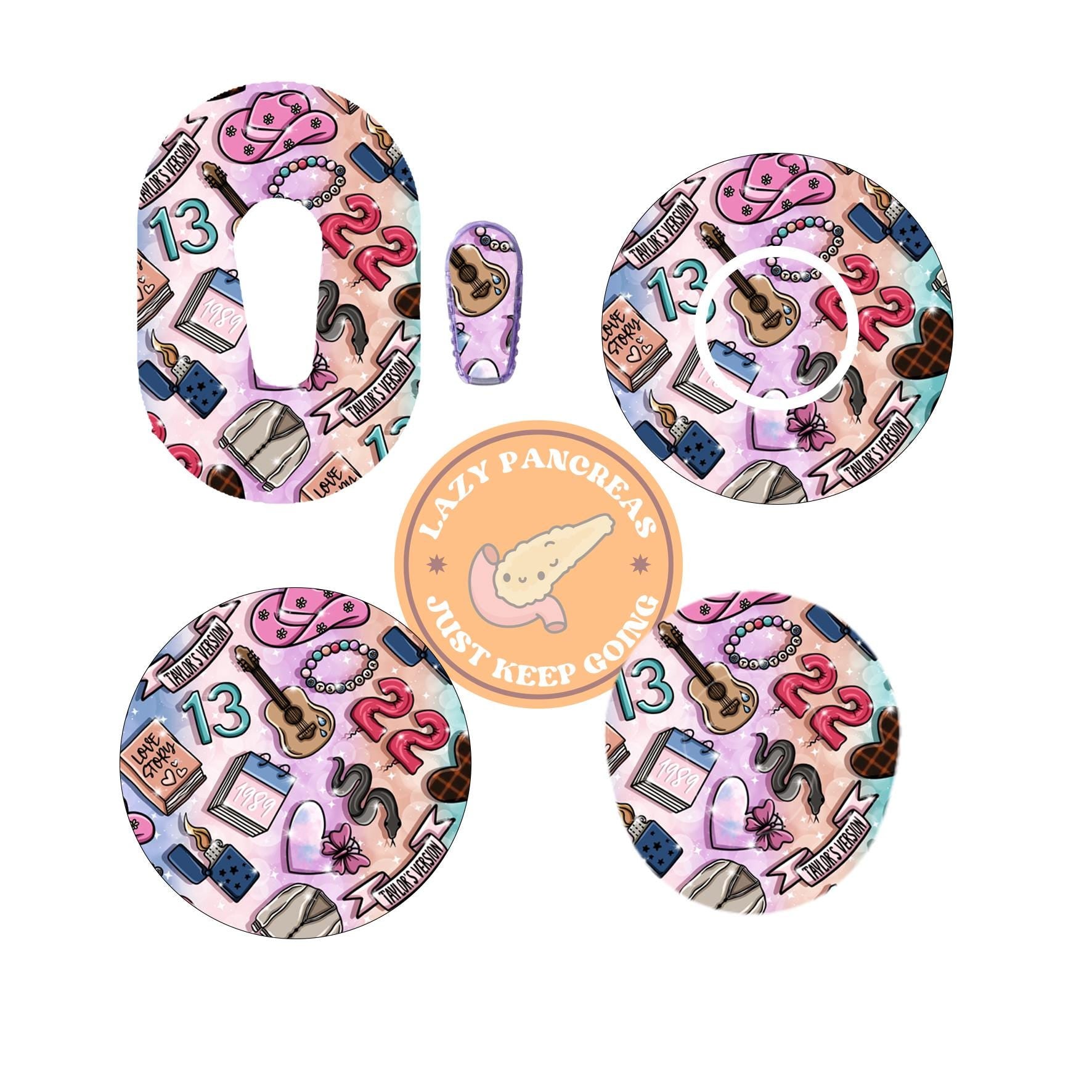Patch for Dexcom G6, G7 & Freestyle Libre CGMs, Waterproof Diabetes Stickers