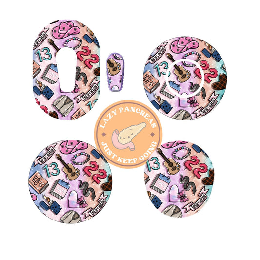 Patch for Dexcom G6, G7 & Freestyle Libre CGMs, Waterproof Diabetes Stickers