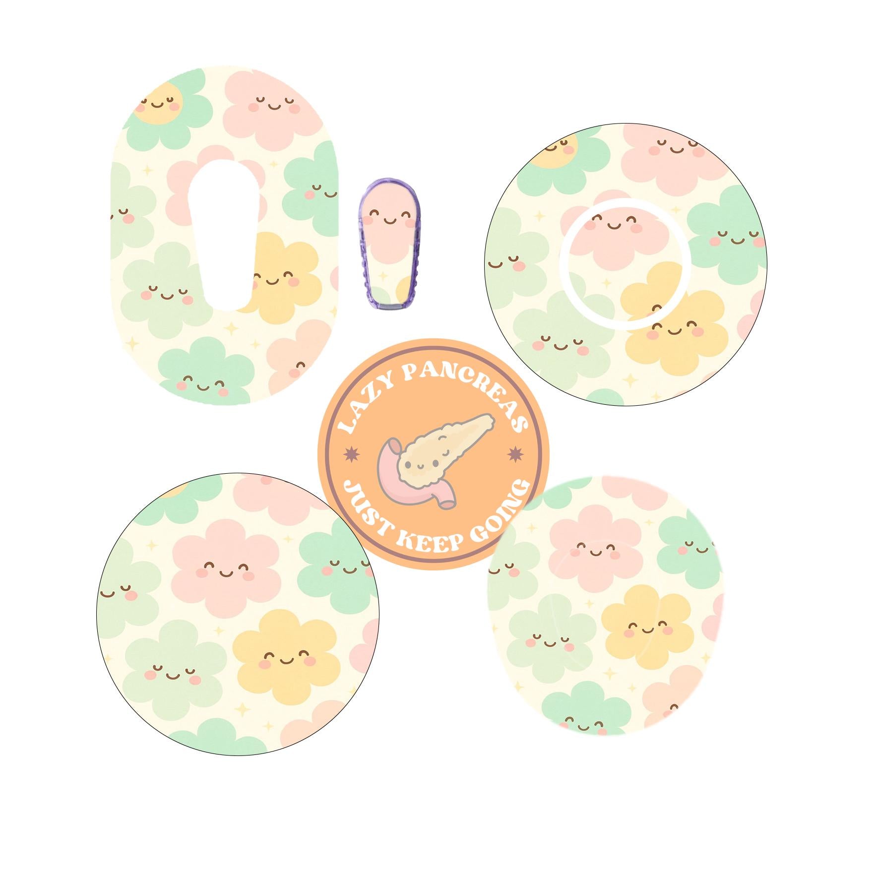 Patch for Dexcom G6, G7 & Freestyle Libre CGMs, Waterproof Diabetes Stickers