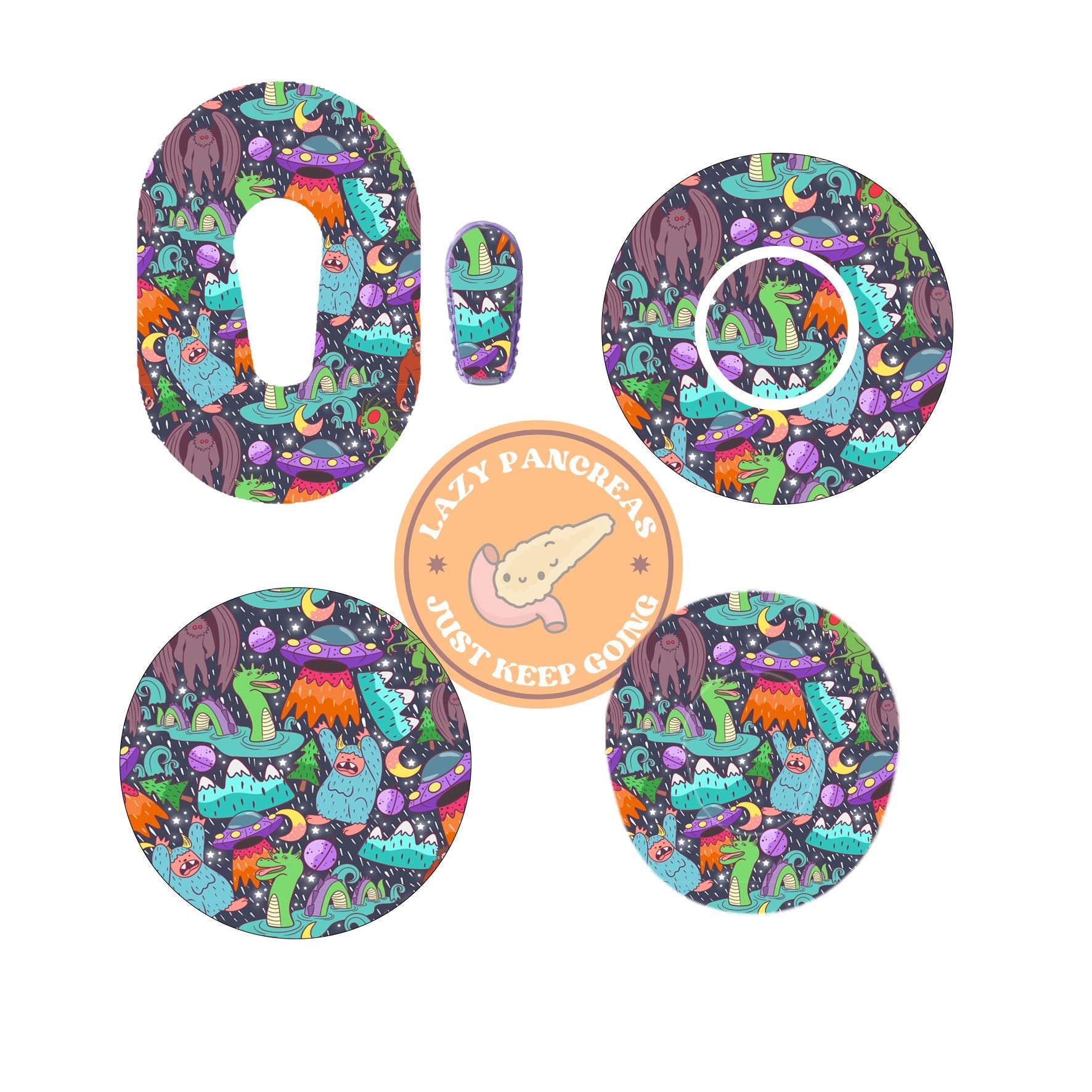Patch for Dexcom G6, G7 & Freestyle Libre CGMs, Waterproof Diabetes Stickers