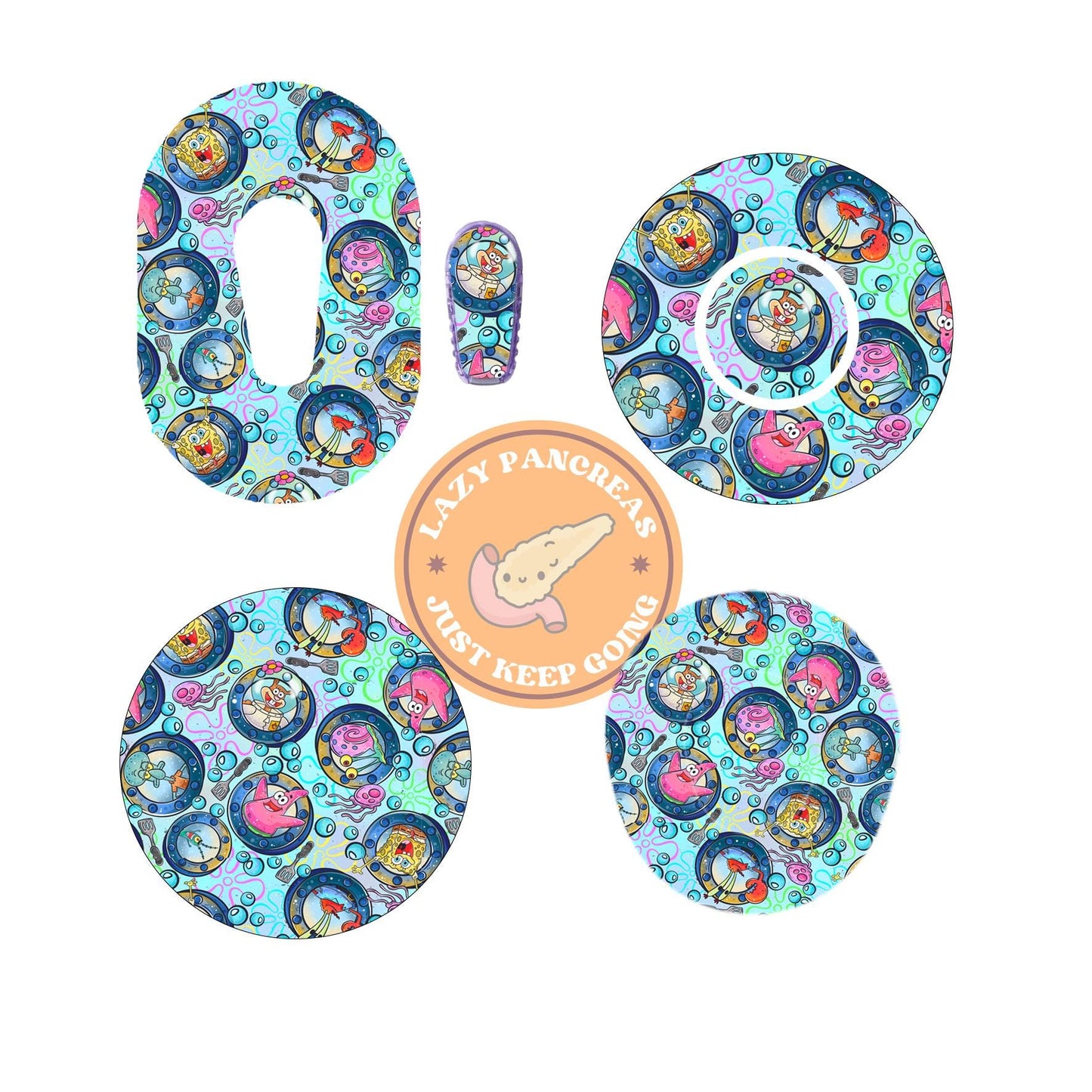 Patch for Dexcom G6, G7 & Freestyle Libre CGMs, Waterproof Diabetes Stickers